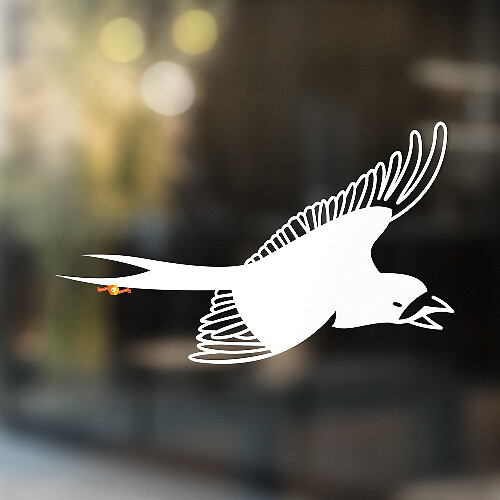 Swallow Bird Universeller Vinyl-Aufkleber