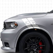 Custom Seitlicher Kotflügel Hash Vinyl Streifen Aufkleber Set für Dodge Durango_5