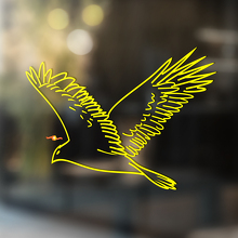 Flying Prey Bird Universeller Vinylaufkleber_4