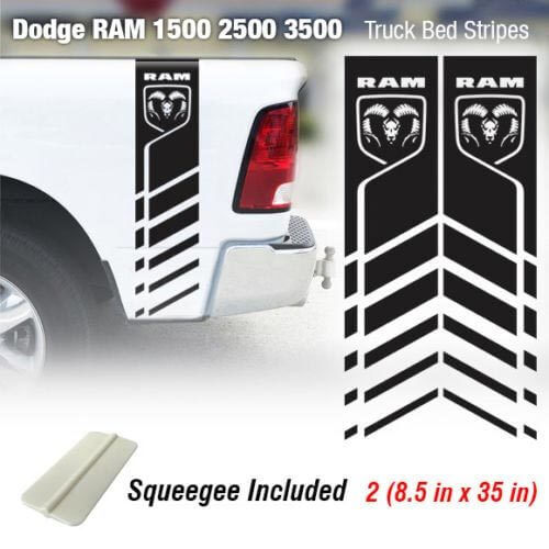 4x4 Truck Seitenstreifen Vinylaufkleber für Dodge Ram 1500 2500 3500
