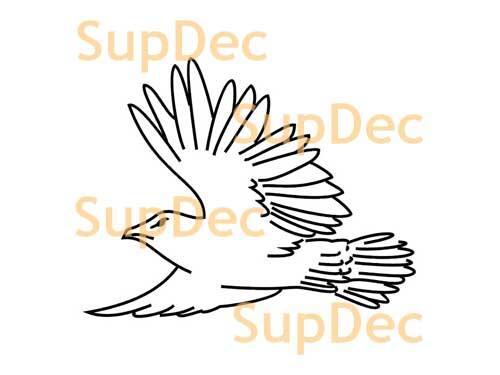 Vogel Vinyl Kunst Wand Fenster Badezimmer Aufkleber Abziehbild abnehmbar #20
