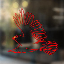 Flying Bird Kontur-Stil Universeller Vinyl-Aufkleber_4