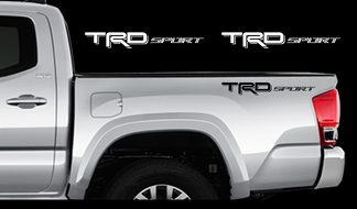 TRD SPORT Aufkleber Toyota Tundra Tacoma LKW-Bett-Vinyl-Aufkleber X2 2012–2017