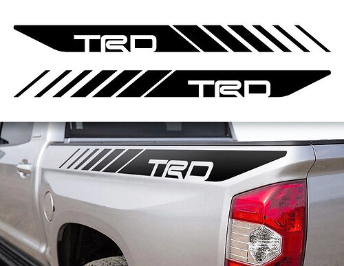 Tacoma TRD Toyota Truck 4x4 Sport Decals Vinyl Sticker Bedside 2 A