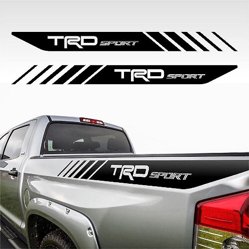 TRD Sport Strobe Stil Seitenwand Vinyl Aufkleber für Toyota Tacoma