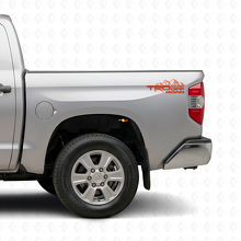 TRD Off-Road Mountain hinteres Seiten-Vinylaufkleberset für Toyota Tacoma Tundra_4