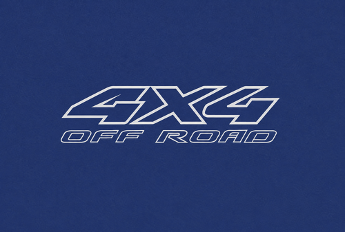 4X4 OFF ROAD Umriss Seitenwand Vinyl-Aufkleber für Ford F-150 2003