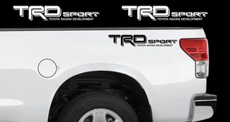 TRD SPORT Aufkleber Toyota Tundra Tacoma Racing Truck Bed Vinyl Aufkleber X2