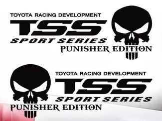 Toyota TSS Truck Sport Series Racing Tacoma Tundra The Punisher Aufkleber Vinyl 2St