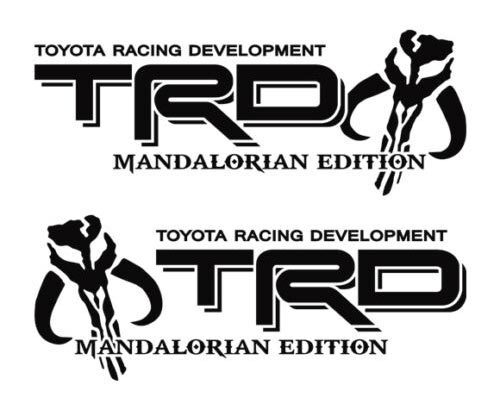 TRD-Stil Mandalorian Edition Seiten-Vinyl-Aufkleber-Set für Toyota Tacoma Tundra