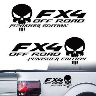 Ford F-150 FX4 Geländewagen f150 The Punisher Paar Aufkleber Vinyl-Aufkleber f 150 F250
