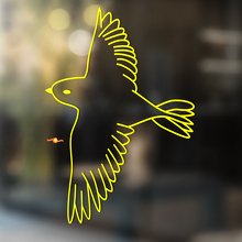 Vogel im Flug Universeller Vinyl-Aufkleber_4
