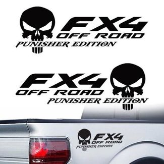 Ford F-150 FX4 Geländewagen f150 The Punisher Paar Aufkleber Vinyl Aufkleber f 150 7
