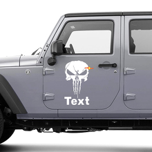 PUNISHER JEEP Wrangler Aufkleber JK CJ TJ YJ Truck Hood Tailgate JDM Vinyl Aufkleber
 2