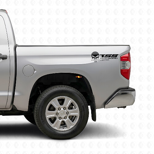TSS Off Road Punisher Edition Heck Seiten Vinyl Aufkleber Set für Toyota Tacoma Tundra