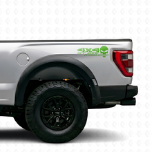 4x4 Off Road Punisher Edition Seitenwand Vinylaufkleber Paar für Musclecar Truck_3