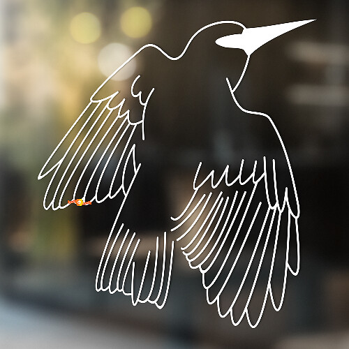 American Crow Universeller Vinyl-Aufkleber_1