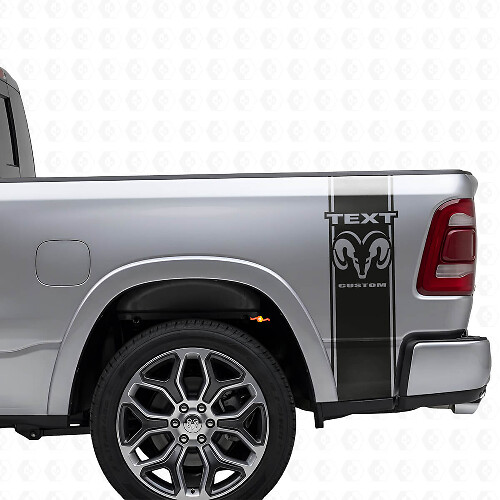 Individuelle Logo-Heckseitliche Streifen Vinyl-Aufkleber für Dodge Trucks