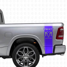Individuelle Logo-Heckseitliche Streifen Vinyl-Aufkleber für Dodge Trucks_2
