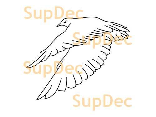 Vogel Vinyl Kunst Wand Fenster Badezimmer Aufkleber Abziehbar #27
