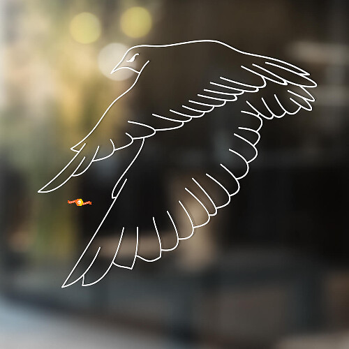 Falcon Bird Universeller Vinylaufkleber