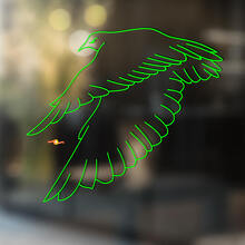 Falcon Bird Universeller Vinylaufkleber_3