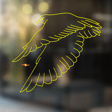 Falcon Bird Universeller Vinylaufkleber_4