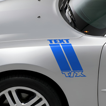 Benutzerdefinierte Seiten-Hash-Vinylstreifen-Aufkleber-Kit für Dodge Durango_2
