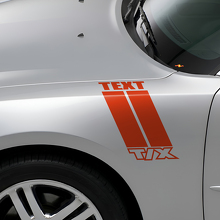Benutzerdefinierte Seiten-Hash-Vinylstreifen-Aufkleber-Kit für Dodge Durango_4