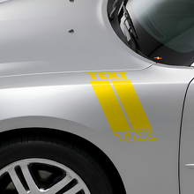 Benutzerdefinierte Seiten-Hash-Vinylstreifen-Aufkleber-Kit für Dodge Durango_5