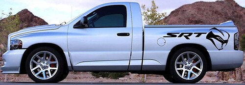 STR Viper Seitenteil Vinyl-Aufkleber-Set für Dodge Ram 1500 SRT-10