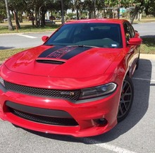 Dodge Charger 392 Daytona Style Kapuzenaufkleber Aufkleber Scat Pack 2015 2016 2017 2018 Mopar Scatpack 2023
 2
