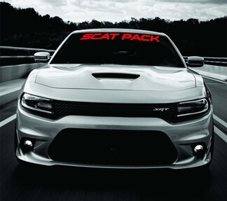 Dodge Charger SCAT PACK Windschutzscheiben-Banner-Aufkleber 2011–2018 SRT MOPAR 392 Scatpack