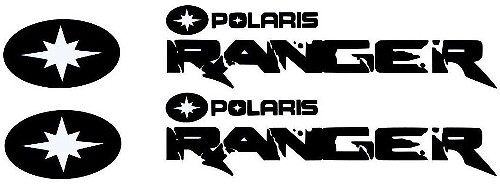 Polaris Ranger Logo Vinyl-Aufklebersatz für Polaris Ranger RZR 800-1000 XP