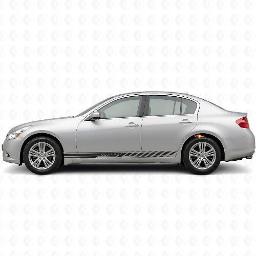 Racing Seitliche Streifen Vinyl-Aufkleber-Set für Infiniti G35 G37