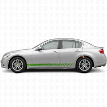 Racing Seitliche Streifen Vinyl-Aufkleber-Set für Infiniti G35 G37_3