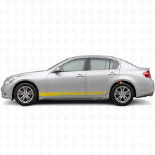 Racing Seitliche Streifen Vinyl-Aufkleber-Set für Infiniti G35 G37_5