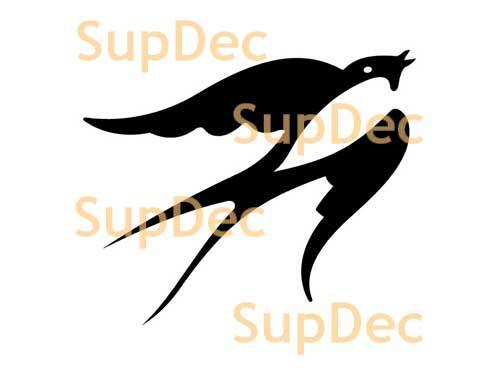 Vogel-Vinylkunst-Wand-Fenster-Badezimmer-Aufkleber-Abziehbild abnehmbar #32
