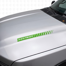 345 Hemi Style Custom Motorhaubenstreifen Vinyl-Aufkleber für Dodge Ram & Charger_3
