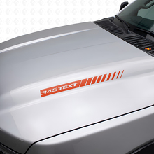 345 Hemi Style Custom Motorhaubenstreifen Vinyl-Aufkleber für Dodge Ram & Charger_4