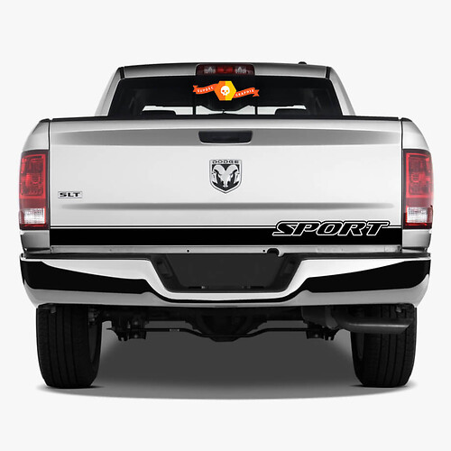 RAM 1500 Sport Tailgate Stripe Aufkleber Aufkleber Hemi Dodge Truck 5.7 2017 2016 2015 2014 2018
