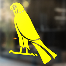 Parrot Tribal Style Universeller Vinyl-Aufkleber_4