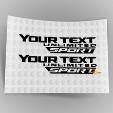 Unbegrenzter Sport Seiten Vinyl Aufkleber für Jeep Wrangler_3