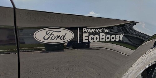 2010–2020 Ford Mustang Powered by Ecoboost Fender Decal Vinyl Sticker Graphic Pr