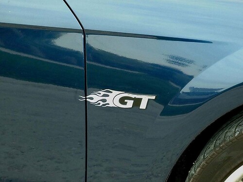1999–2020 Ford Mustang Emblem Flammen für Gt – Vinyl-Aufkleber, Grafik-Aufkleber