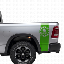 Metal Mulisha Schädel Heckseiten Streifen Vinyl Aufkleber Set für Pickup Trucks_3