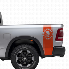 Metal Mulisha Schädel Heckseiten Streifen Vinyl Aufkleber Set für Pickup Trucks_4