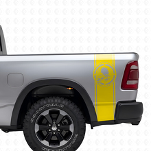 Metal Mulisha Schädel Heckseiten Streifen Vinyl Aufkleber Set für Pickup Trucks_5
