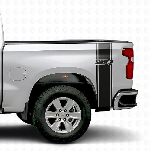 Z71 4x4 Seitenstreifen Vinylaufkleber Set für Chevy Pickup
