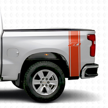 Z71 4x4 Seitenstreifen Vinylaufkleber Set für Chevy Pickup_4